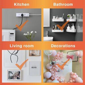 28-Pairs(56 Strips) Large Picture Hanging Strips, Removable Hook and Loop Tape,